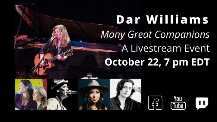 Dar Williams  Many Great Companions Live Streamed Show